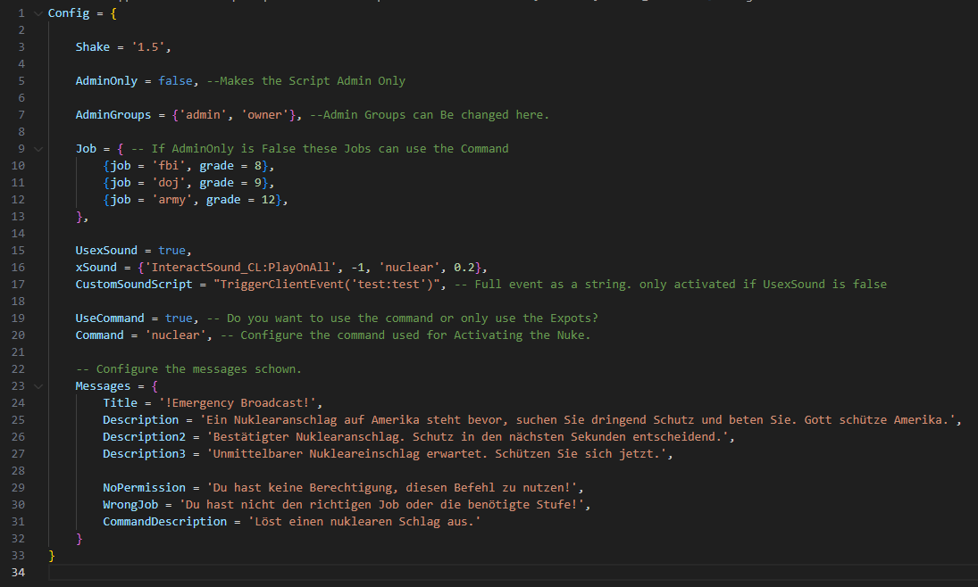 Config Preview